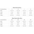 Jacket size chart