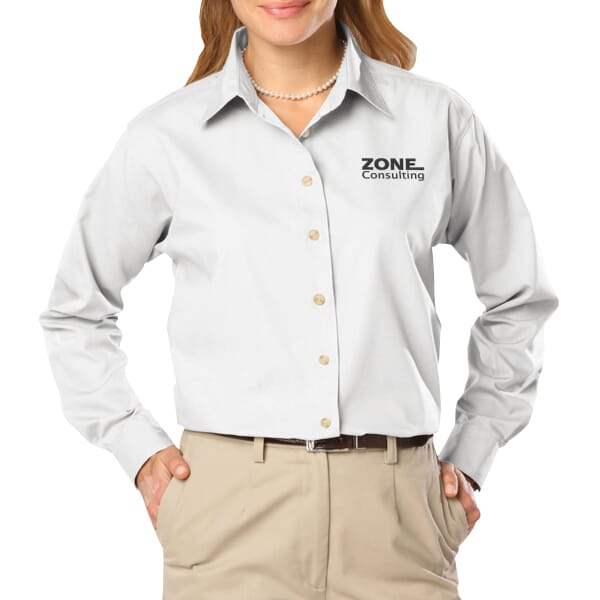 Easy Care Poplin Dress Shirt - Ladies'