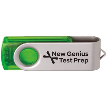 Translucent Pivot USB Drive 1GB