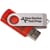Translucent Pivot USB Drive 2GB