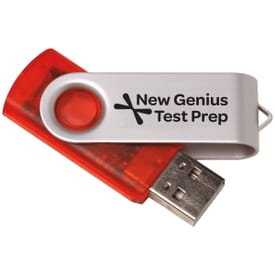 Translucent Pivot USB Drive 2GB