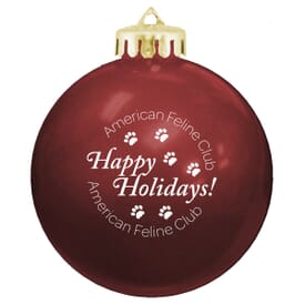 Holiday Ornaments with Custom Logo