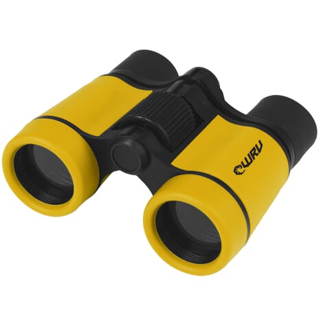 Black and yellow binoculars