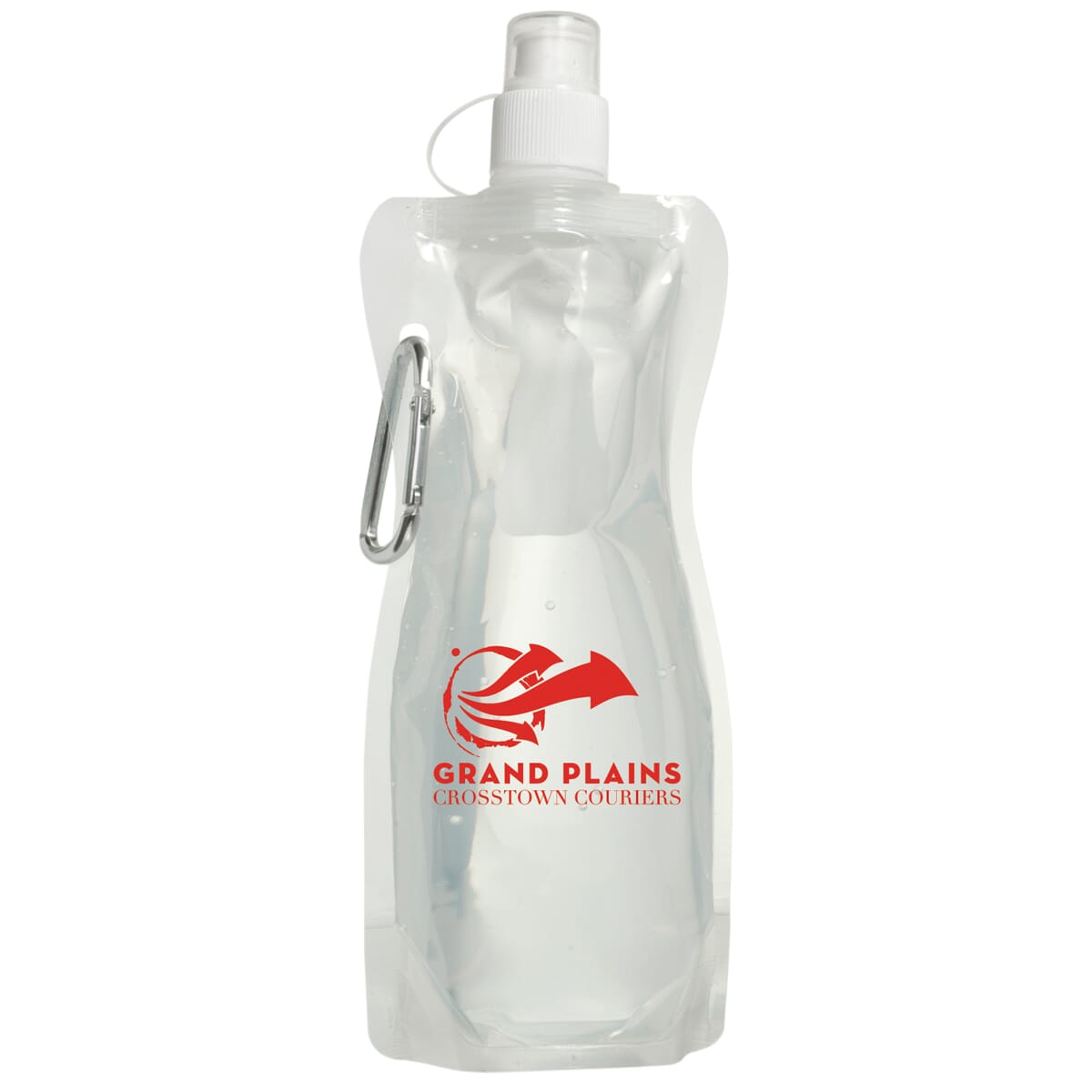 collapsible water bottle with carabiner