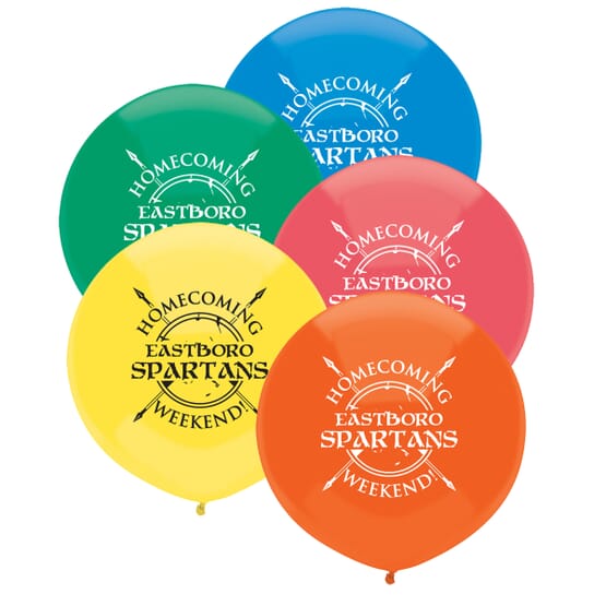 17 Outdoor Balloons Basic Colors 