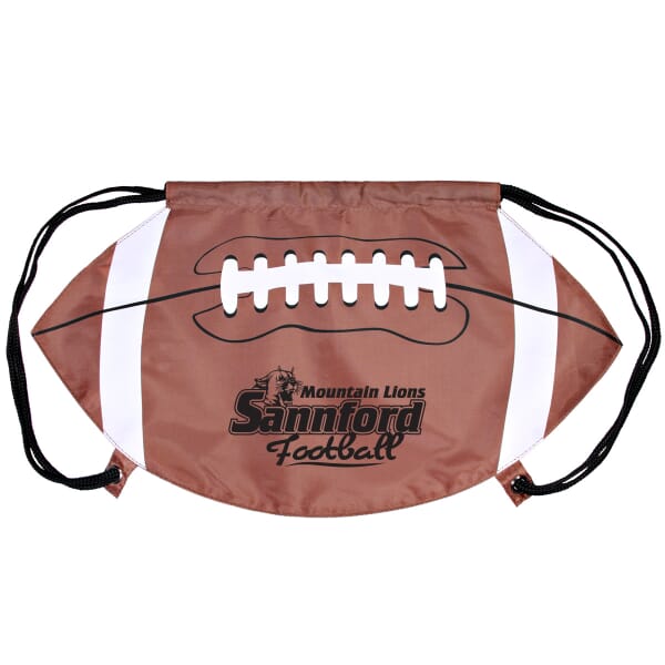 Game Time!® Drawstring Backpack -Football