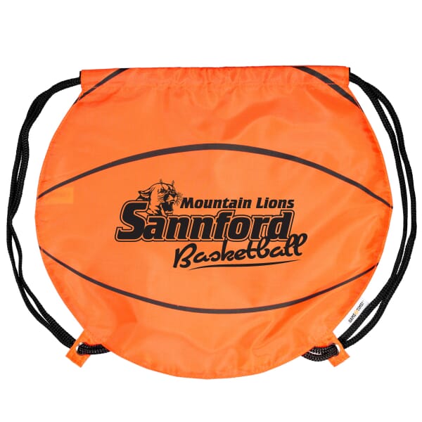 Game Time!® Drawstring Backpack -Basketball