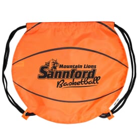 Game Time!® Drawstring Backpack - Basketball