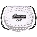 Game Time!&#174; Drawstring Backpack - Golf Ball