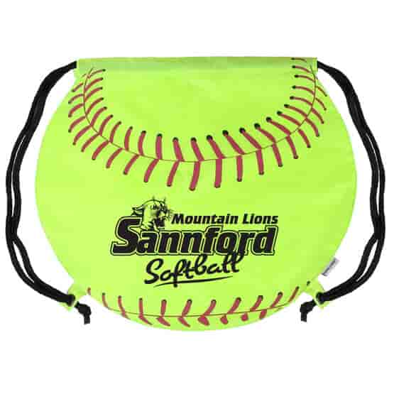 Game Time!® Drawstring Backpack -Softball
