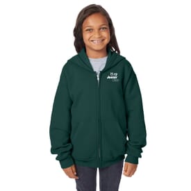 Hanes® Youth Full-Zip Hoodie