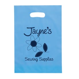 9 1/2" x 14" Frosty Die Cut Bag