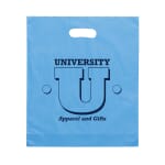 15" x 18" x 4" Frosty Die Cut Bag