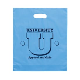 15" x 18" x 4" Frosty Die Cut Bag