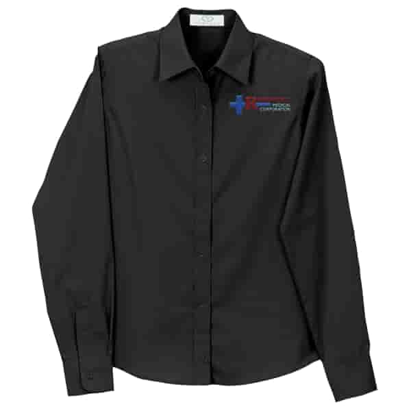 Blended L/S Poplin Shirt-Ladies'