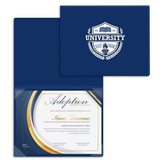 customized certificate holder