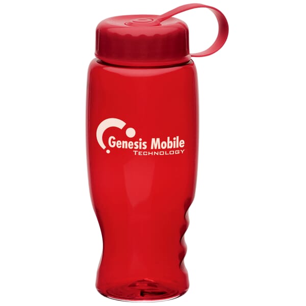 27 oz Poly-Squeeze Capped Sports Bottle