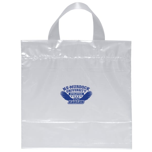 Athletic Logo Clear Plastic Bag