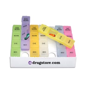 24/7 Medicine Tray Organizers - Rainbow