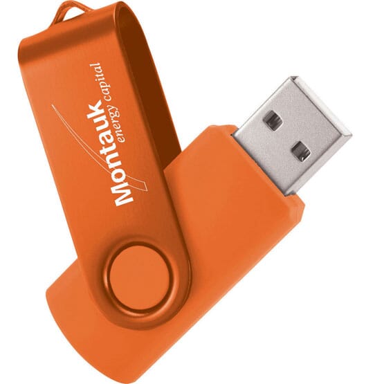 Two-Tone Fold-A-Flash USB Drive 2GB