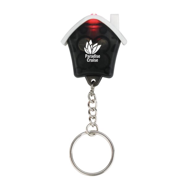 Mini House Flashlight Keychain