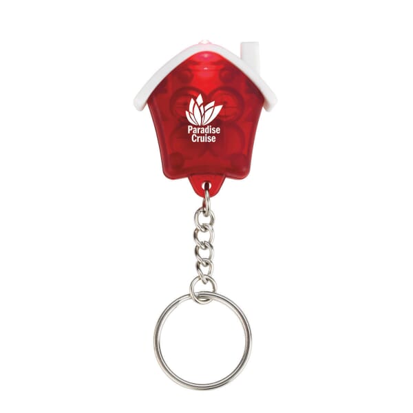 Mini House Flashlight Keychain