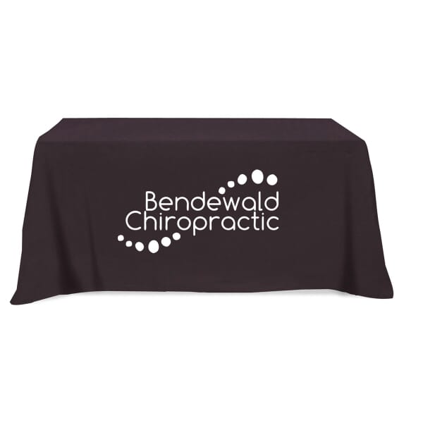 Flat 3-Sided Table Cover - Fits 6 ft Table