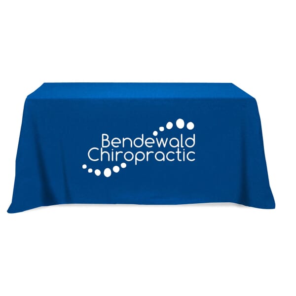 Flat 3-Sided Table Cover - Fits 6 ft Table