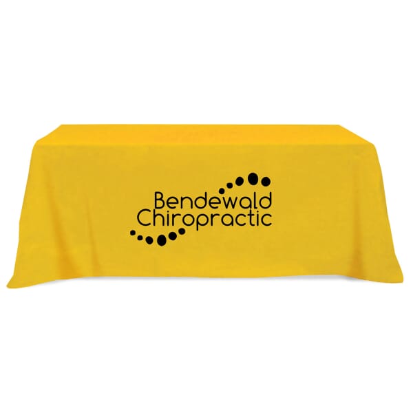 Flat 3-Sided Table Cover - Fits 8 ft Table