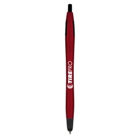 Dart Pen W/ Stylus - Metallic