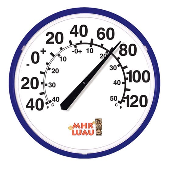 12 3/4" Dia. Thermometer