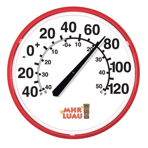 12 3/4" Dia. Thermometer