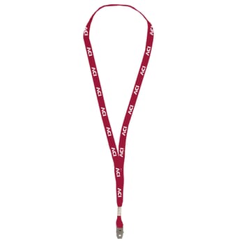 3/8&quot; x 35&quot; One Ply Cotton Lanyard