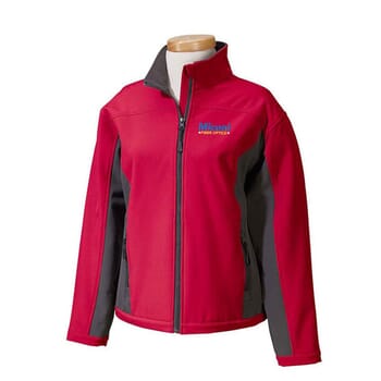 Devon &amp; Jones Soft Shell Colorblock Jacket - Ladies