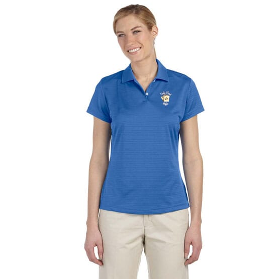 Adidas® Climalite® Textured Polo - Ladies