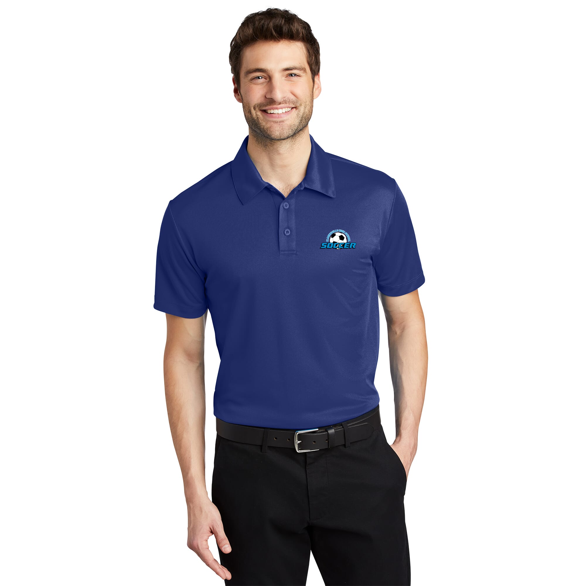 Men's Polo with Embroidered Logo