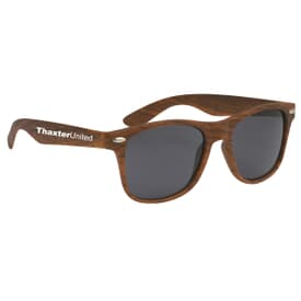 Cruise Retro Sunglasses - Woodgrain