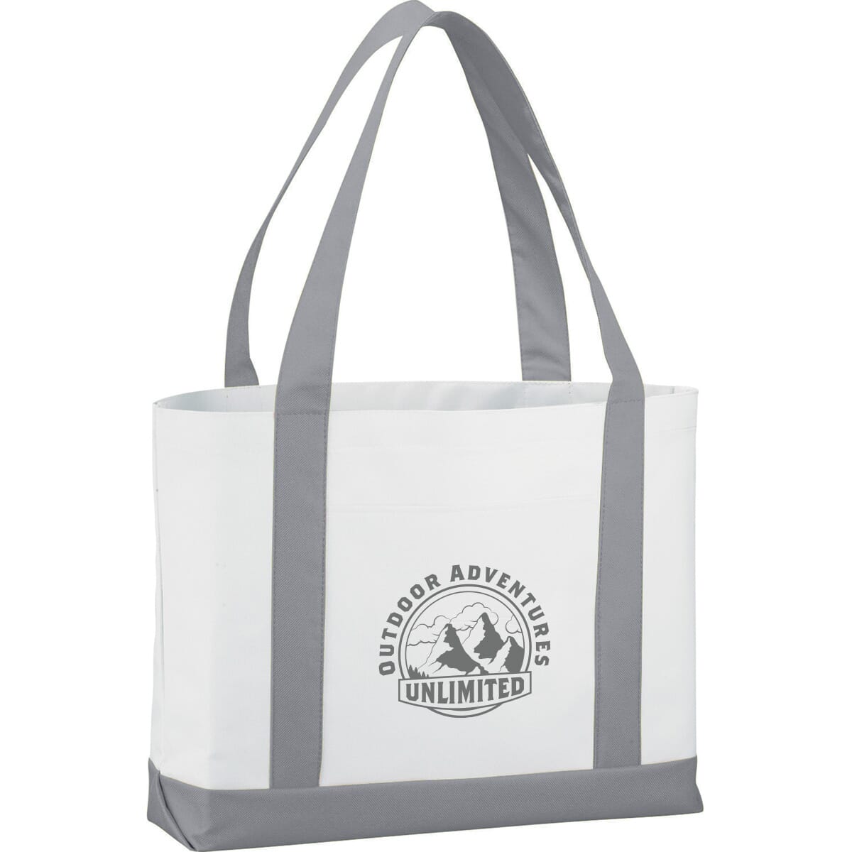 Canvas tote bag with logo