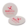 white stone coasters with logo
