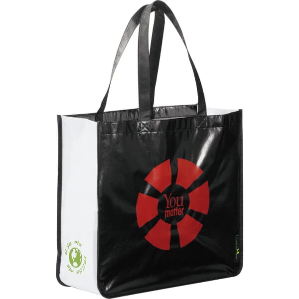 Large Laminated Non-Woven Shopper Tote