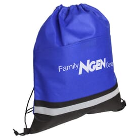 Safety Stripe Drawstring Backpack