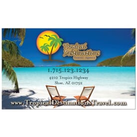 BIC® Jumbo Business Card Magnet 20 Mil