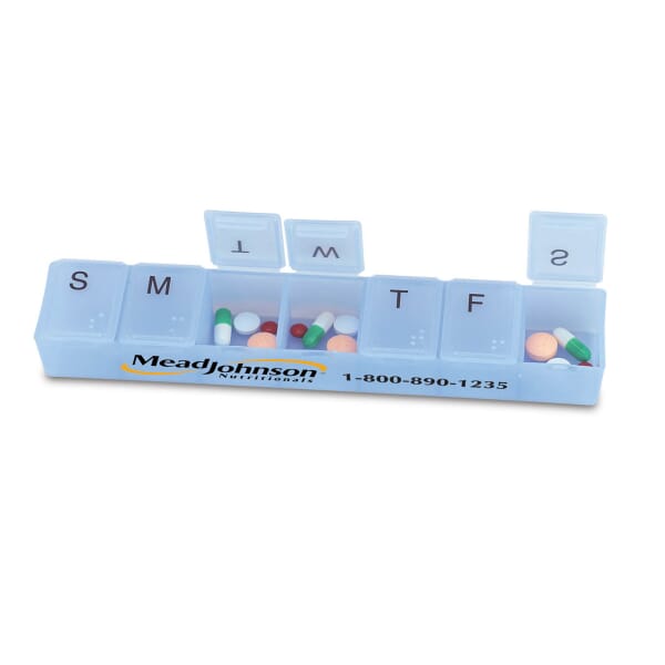 Custom Pill Boxes | Promotional Custom Pill Organizers