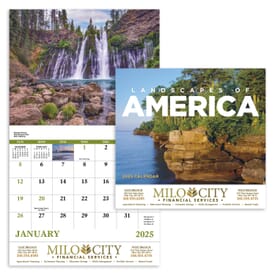 2025 Landscapes of America Calendar - Stapled