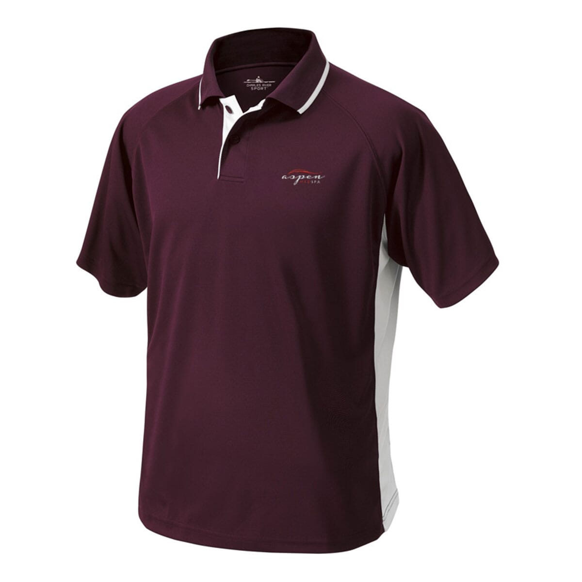 MAROON/WHITE