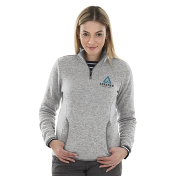 Charles River Heathered Fleece Pullover - Women's