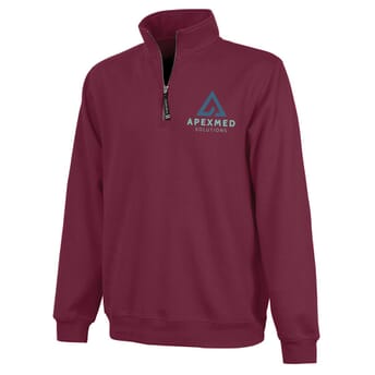 Branded Quarter Zip or Half-Zip Pullovers