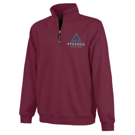 Branded Quarter Zip or Half-Zip Pullovers