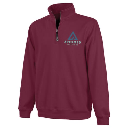 Charles River Crosswind $35 Quarter Zip Sweatshirt