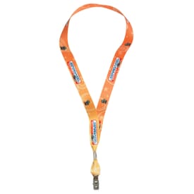 3/4" Full Color Satin Lanyard